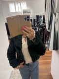 Rabbit Fur  Cropped Jacket