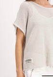 Sweater knit pullover 407642