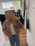Rabbit Fur  Cropped Jacket
