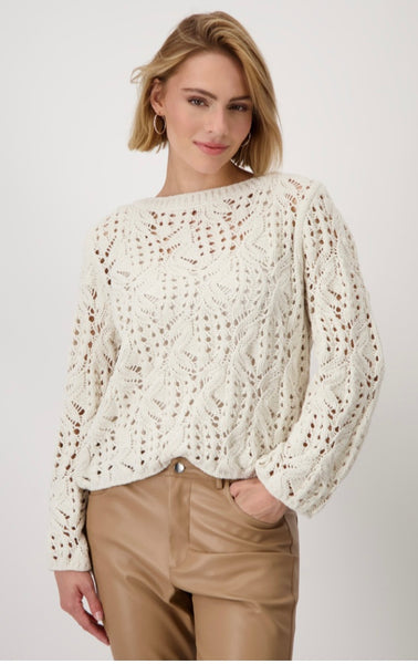 Beige Chenille Jumper by Monari