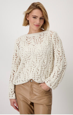 Beige Chenille Jumper by Monari