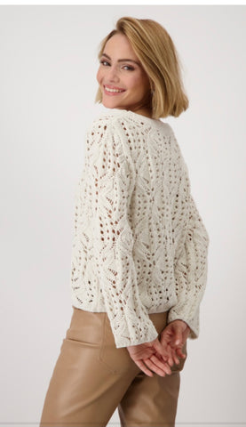 Beige Chenille Jumper by Monari