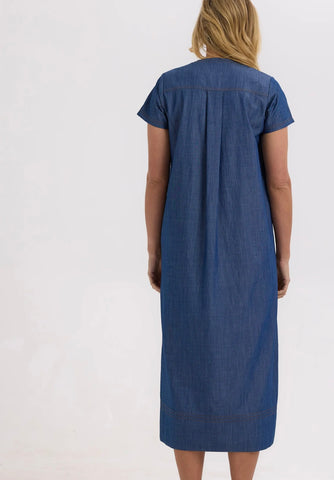 ZP7747 Vintage Denim Dress