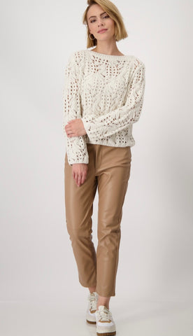 Beige Chenille Jumper by Monari